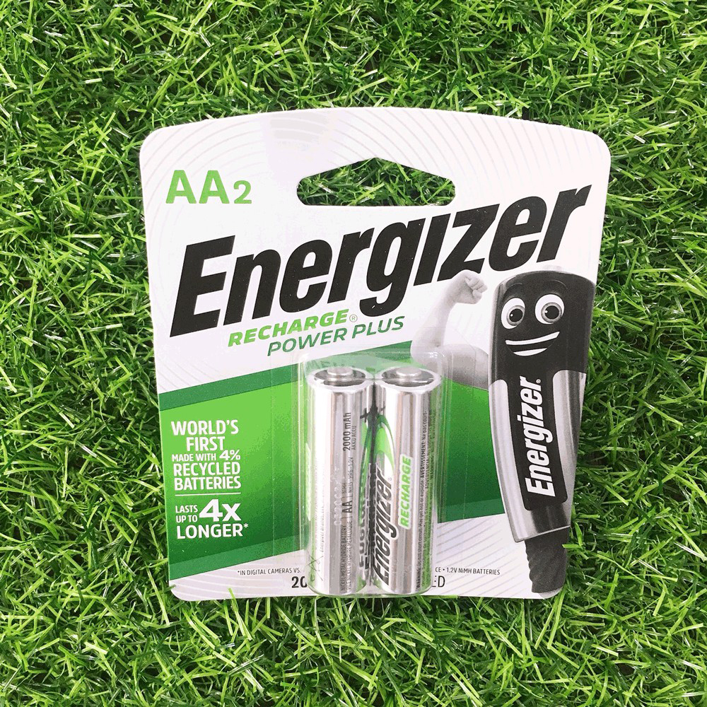 Pin sạc tiểu AA Energizer 2000mAh (1 vỉ 2 viên) chính hãng
