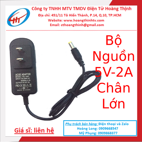 Bộ nguồn 5V 2A  Chân Lớn  Adapter