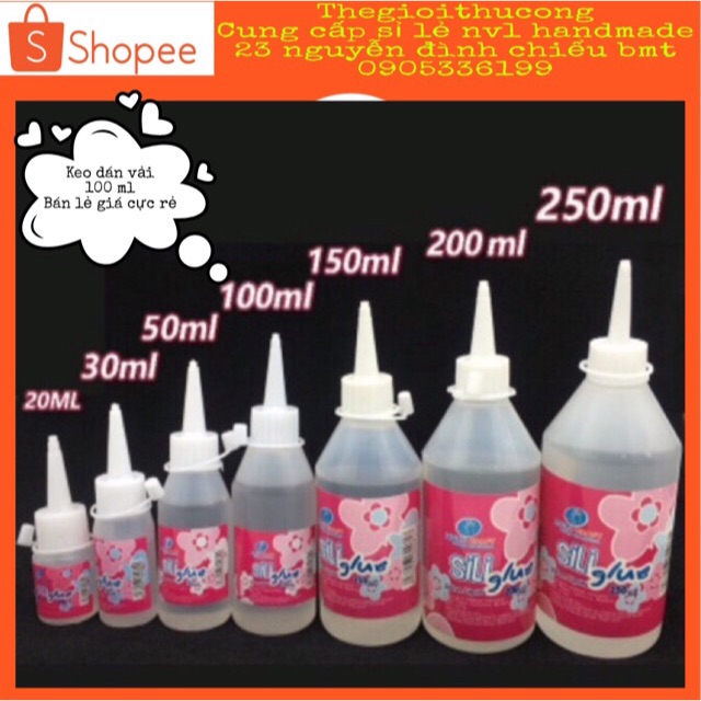 100 ml keo dán vải sili