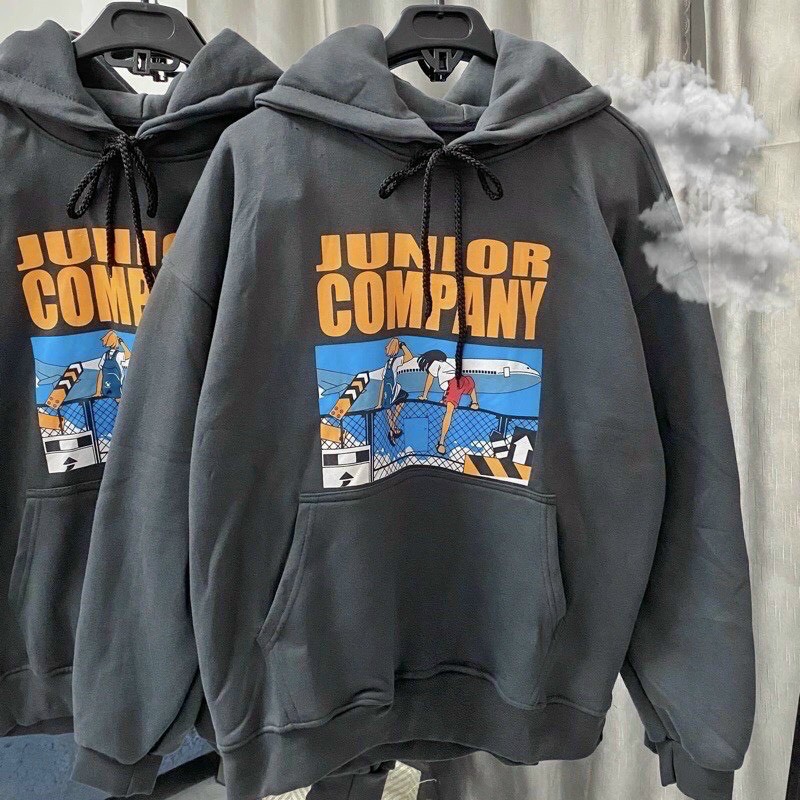 Áo Hoodie Nam Nữ in Cặp Đôi Ngắm Máy Bay, Form Rộng Chất Nỉ Dầy Siêu Cá Tính .TP