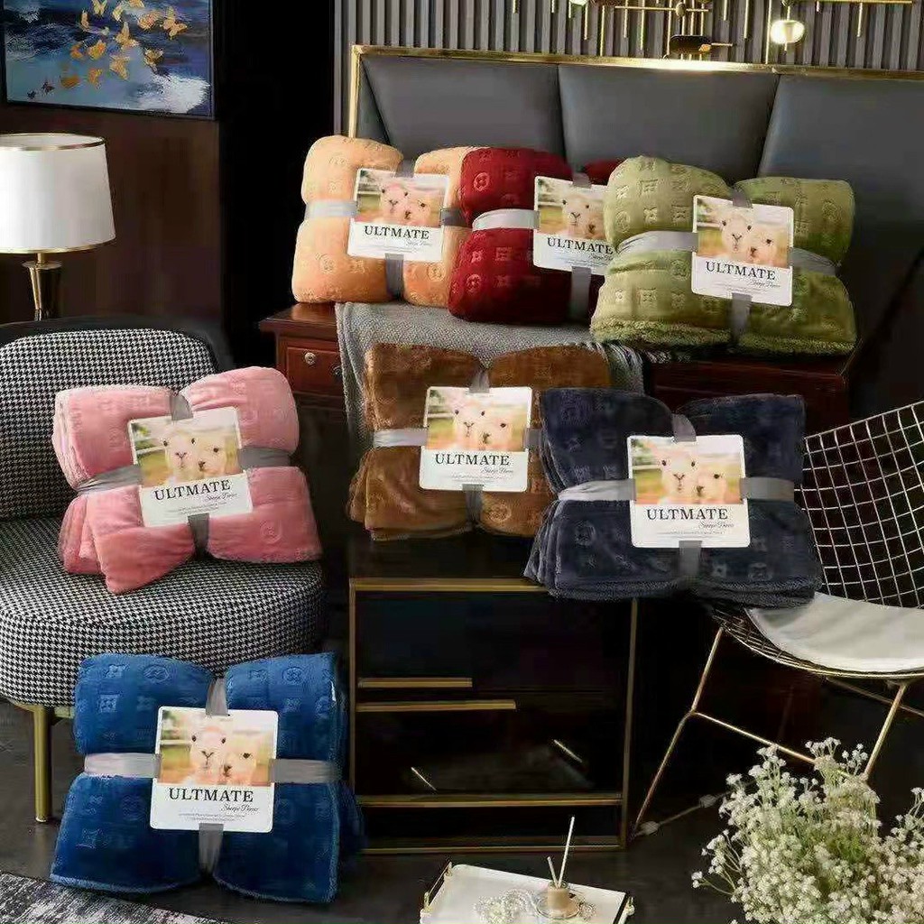 [Hàng Xuất Khẩu] Chăn Lông Cừu Tuyết Ultimate Sherpa Throw 2m X 2m3