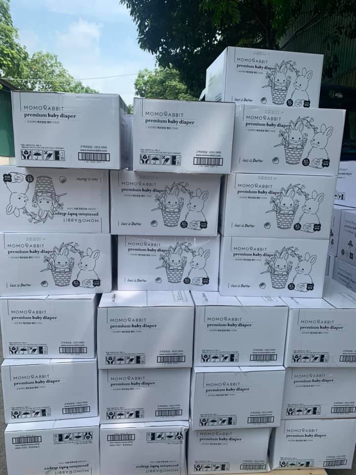 [HCM]Tã/bỉm- dán/quần Momo Rabbit nội địa Hàn Quốc
