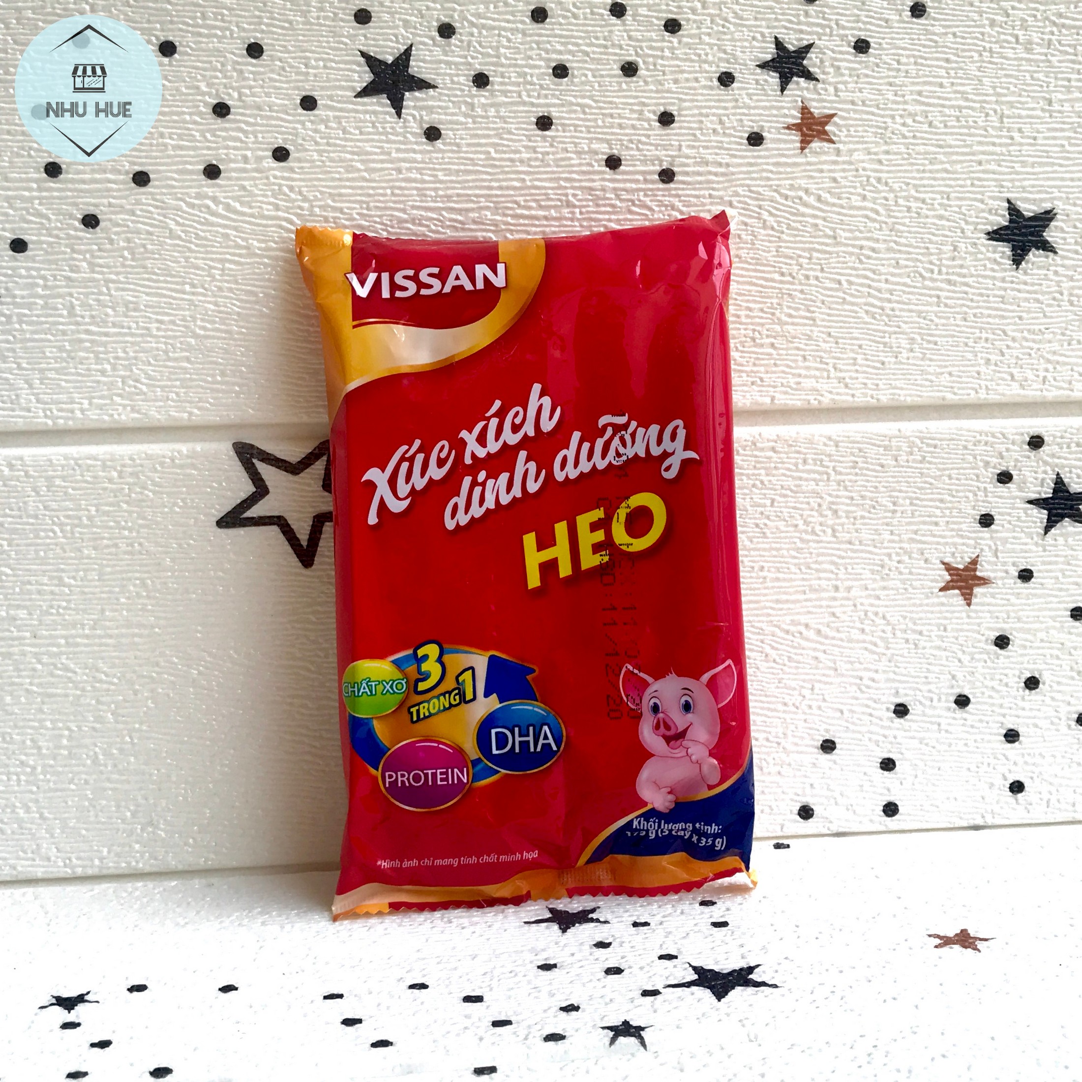 Xúc xích heo Vissan (gói 5 cây x 35g)