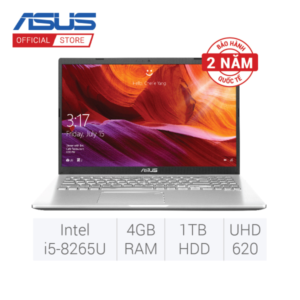 [27/3 TẶNG VOUCHER 500K+ MICROSOFT OFFICE 365 BẢN QUYỀN]Laptop ASUS X509FJ-EJ153T (i5-8265U/4GD4/1T5/15.6FHD) - màu bạc sản phẩm được bảo hành 2 năm ( bằng hóa đơn mua hàng)
