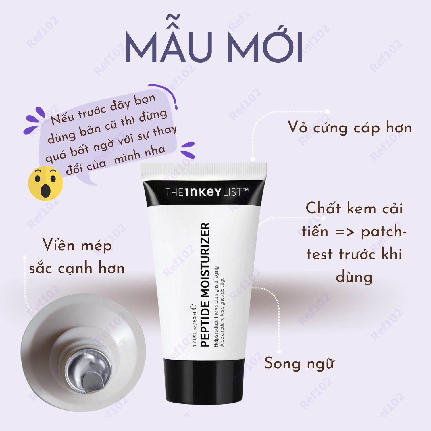 Kem dưỡng ẩm The INKEY List Peptide Moisturizer Ref102