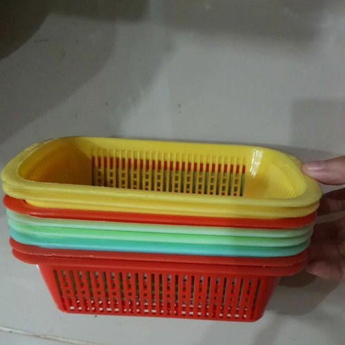 Set 5 Rổ nhựa mini hình chữ nhật (màu ngẫu nhiên)