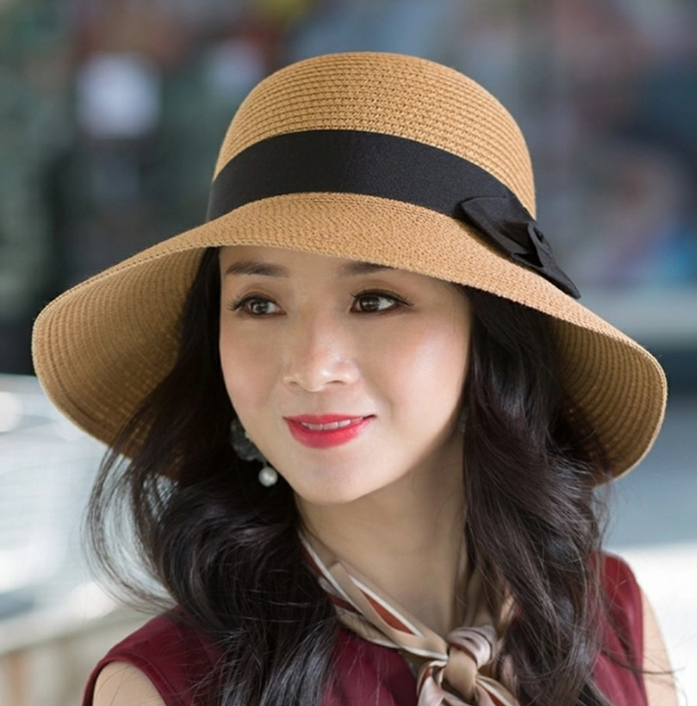 Mũ đi biển đẹp rộng vành. Nón đi biển đẹp rộng vành. Mũ rộng vành đi biển Nón rộng vành đi biển chống tia UV thời trang Hàn Quốc