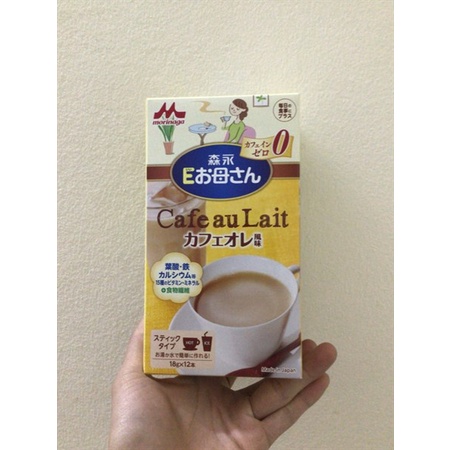 Sữa bầu Morinaga Cafe Au Lait vị cafe 12 gói của Nhật Bản