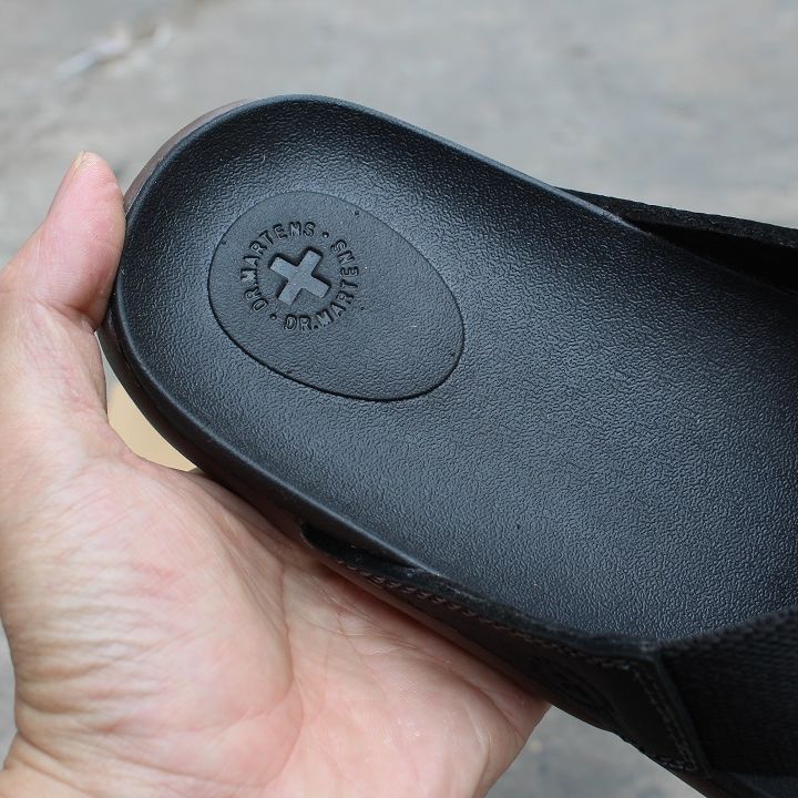 Dép da nam da bò dr martens (DR.K02)
