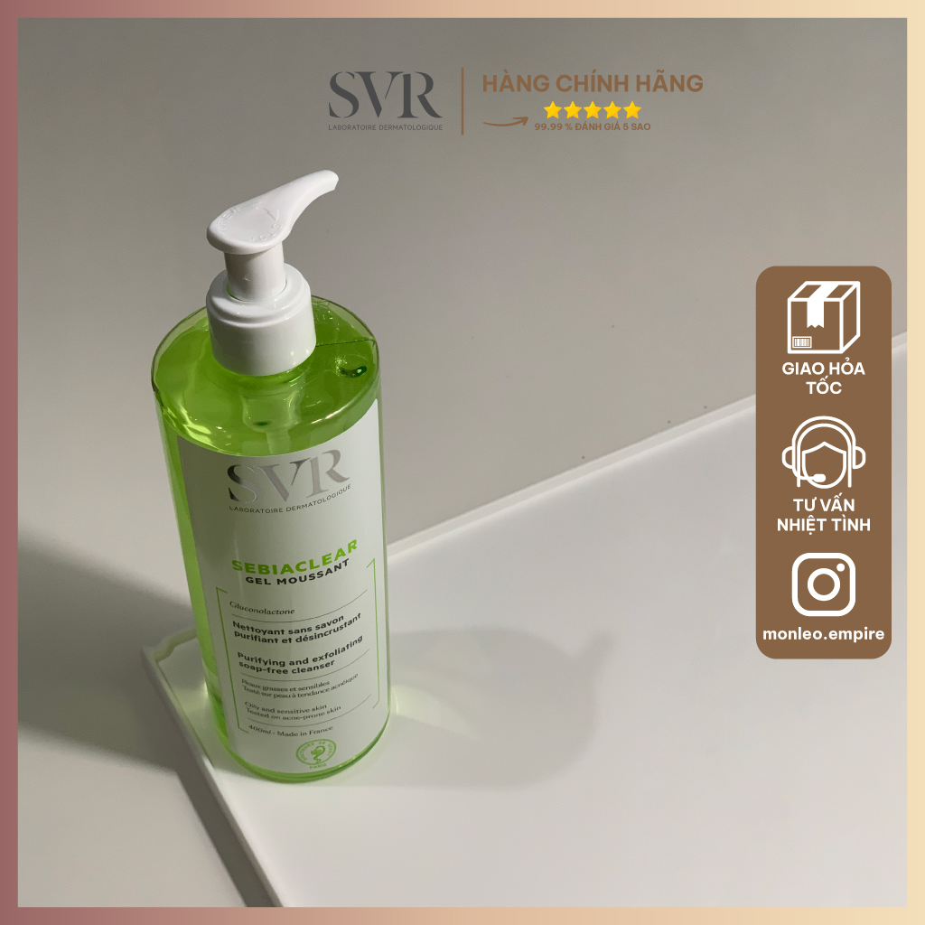 Sữa rửa mặt SVR SEBIACLEAR Gel Moussant