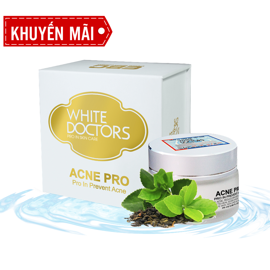 Kem White Doctors Acne Pro chính hãng mụn xóa thâm liền sẹo rỗ 25ml