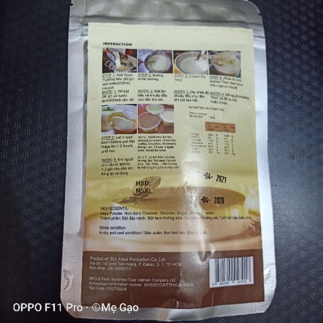 Bột Tàu Hũ Singapo (90G)