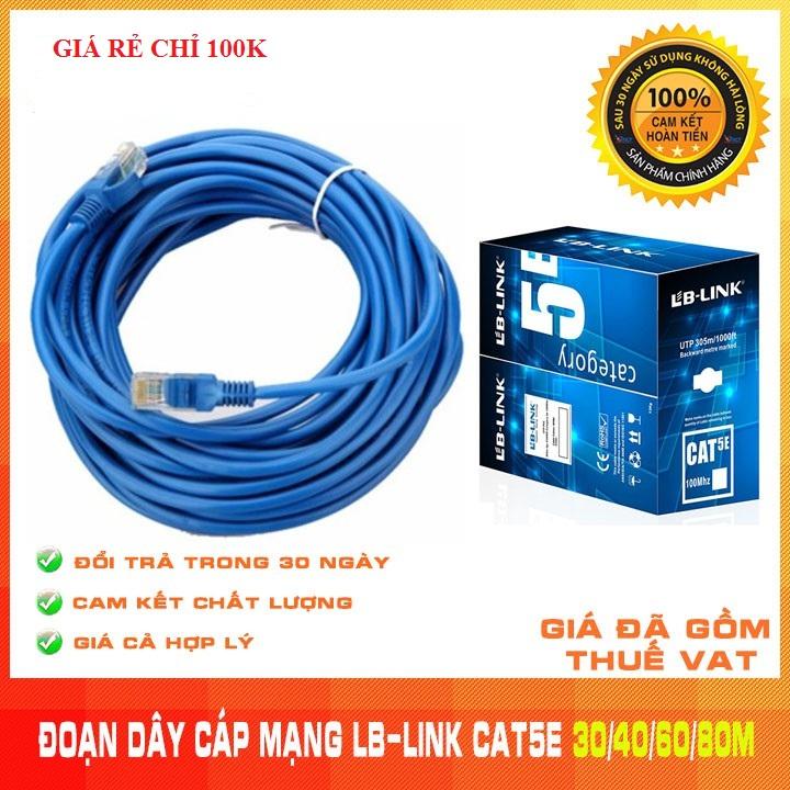 20m Dây cáp mạng cat5e LB-Link bấm sẵn 2 đầu  (Xanh)