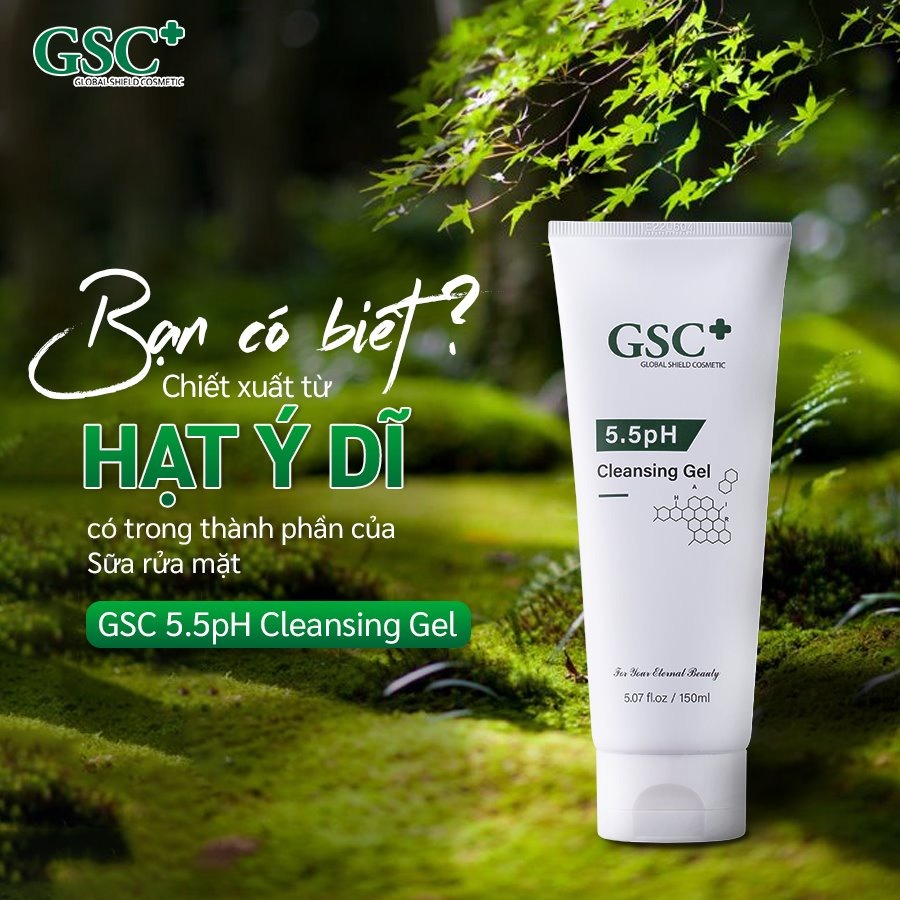 Sữa Rửa Mặt Gel GSC 5.5pH Cleansing Gel 150ml
