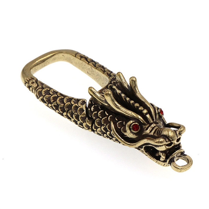 Feng Shui bronze motorcycle key chain