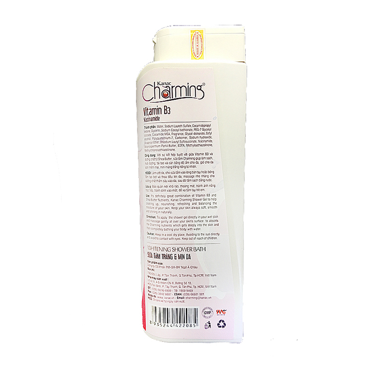 [HSD: 12/2024] SỮA TẮM KANAC CHARMING 400ml
