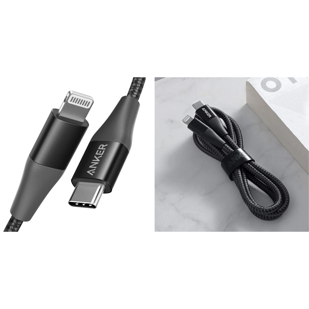 Cáp dù Anker Type - C to Lightning Powerline+ 2 - BH 12 Tháng (tặng kèm hộp đựng)