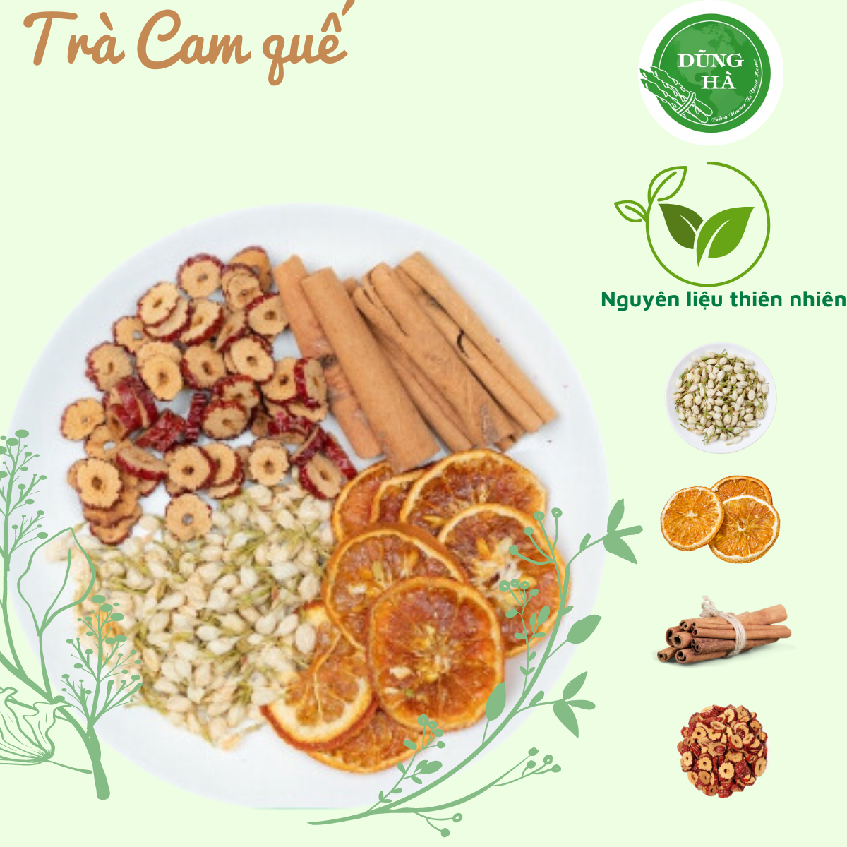 Trà Cam Quế thảo mộc chất lượng hảo hạng