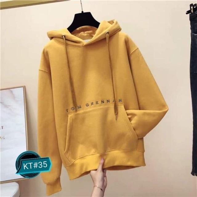 Áo hoodie tom gren chữ nhỏ kth0819