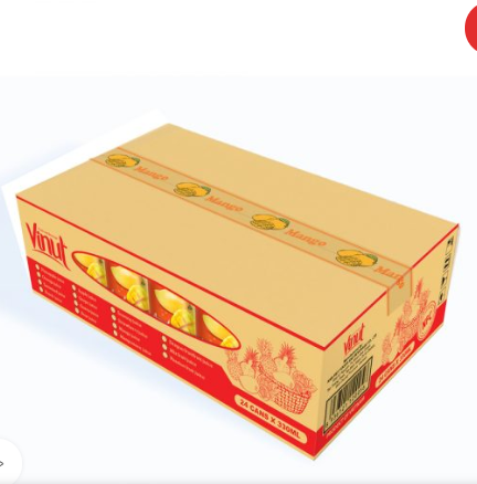 [HCM]Thùng Nước Ép Vải VINUT 24 Lon 330ml