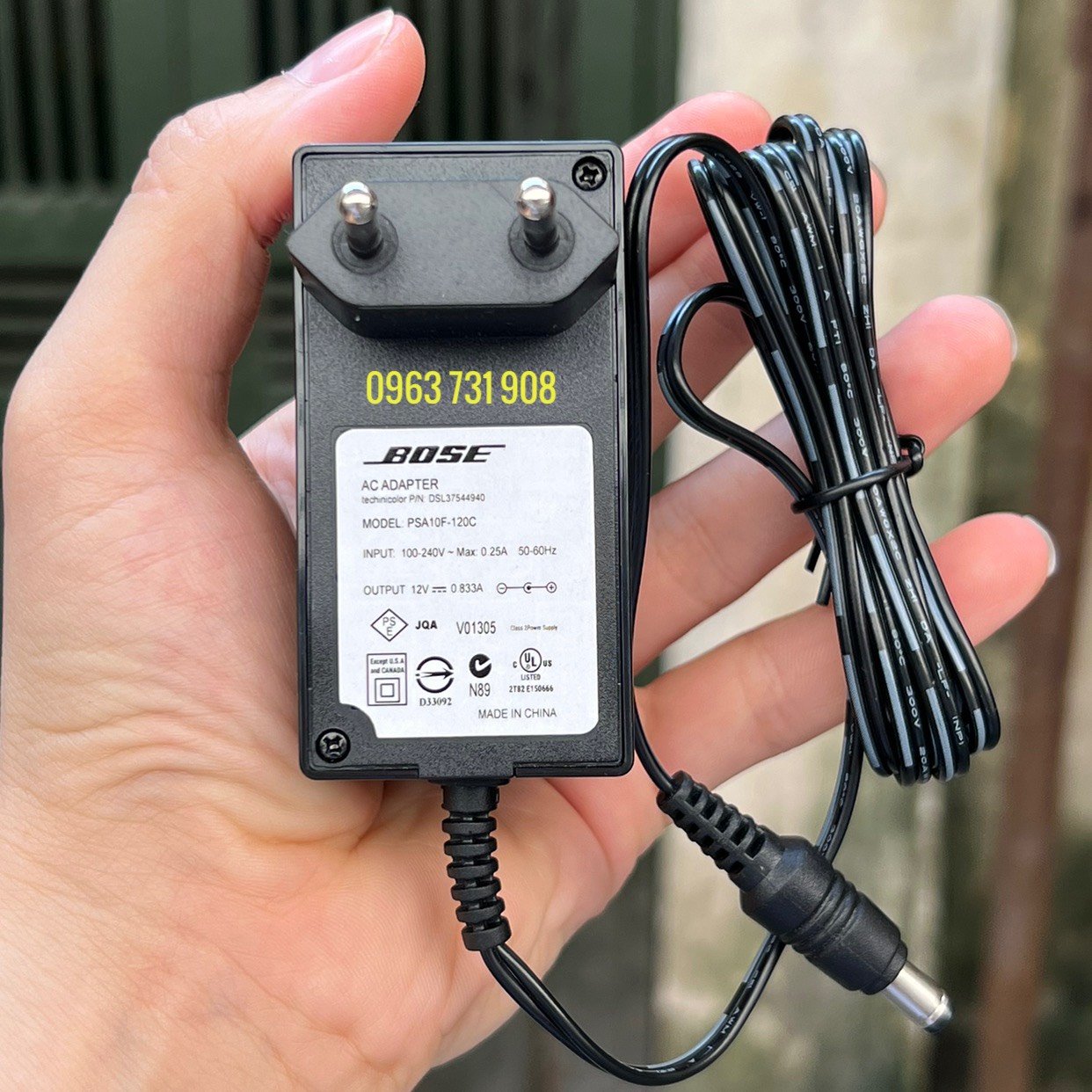 sạc Loa Bose SoundLink mini 12V 0.833A