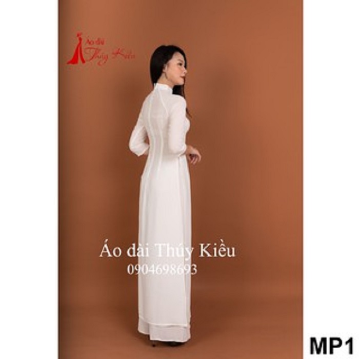 Áo dài Thúy Kiều - Áo dài trắng học sinh K61 ADTK ❤️FREESHIP❤️ mềm mại, co giãn, thấm hút mồ hôi, áo dài truyền thống, áo dài giá rẻ