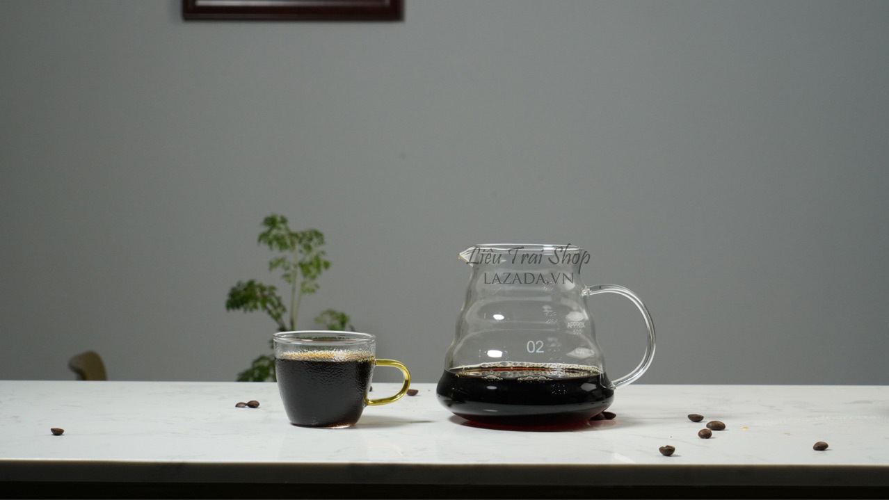 Bộ phễu pha cà phê giấy lọc v60 pour over brew drip chemex