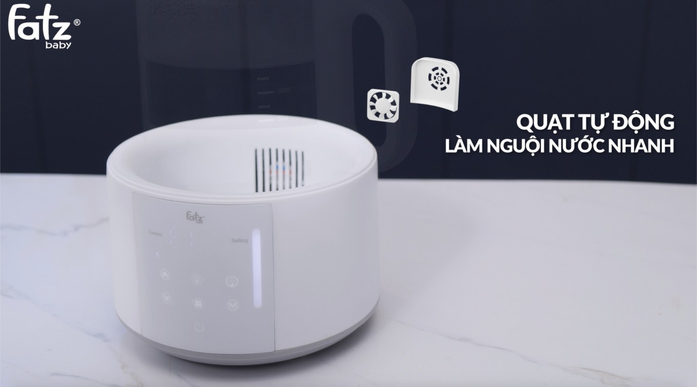 Máy đun và hâm nước pha sữa điện tử Fatzbaby QUICK 6 - FB3582TK