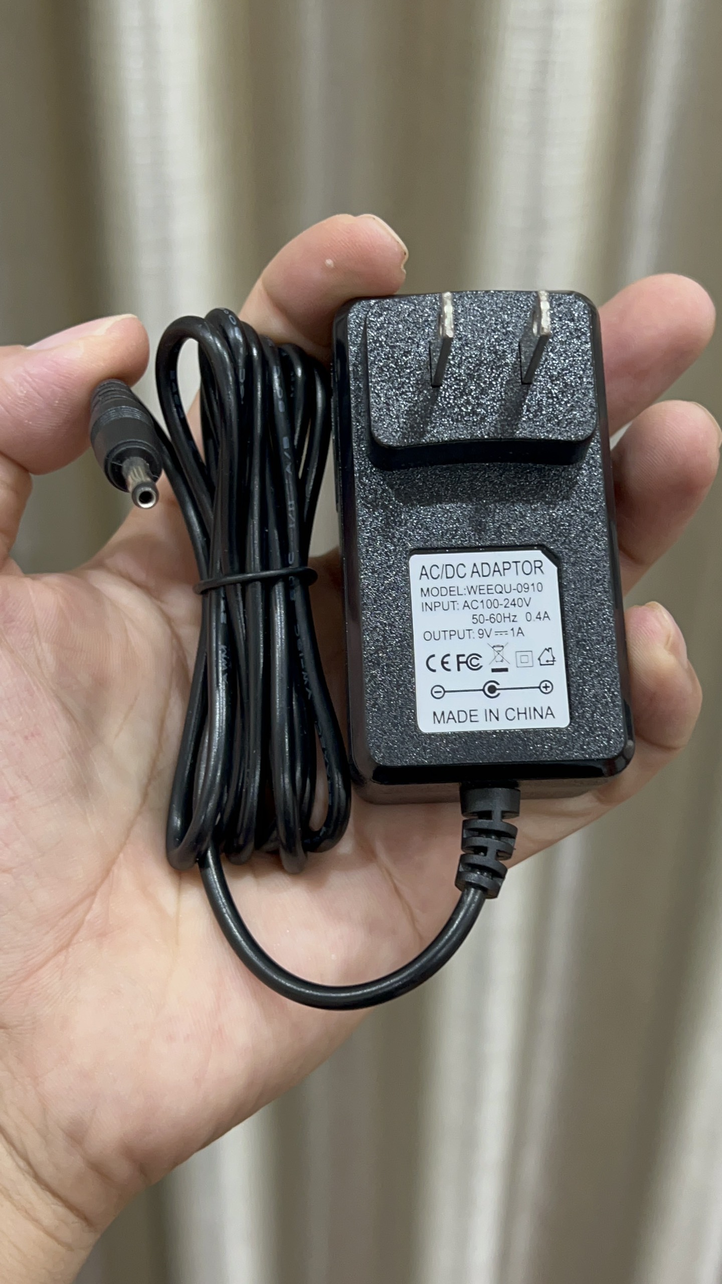 Sạc nguồn máy Pos S90 9V 1A