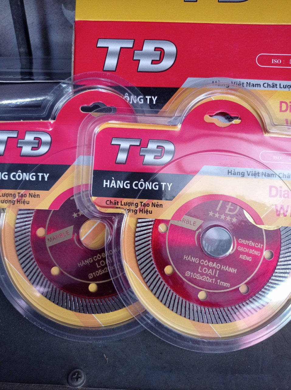 ( hộp 10 lưỡi ) lưỡi cắt gạch đa năng TĐ 105mmx20x1.1mm