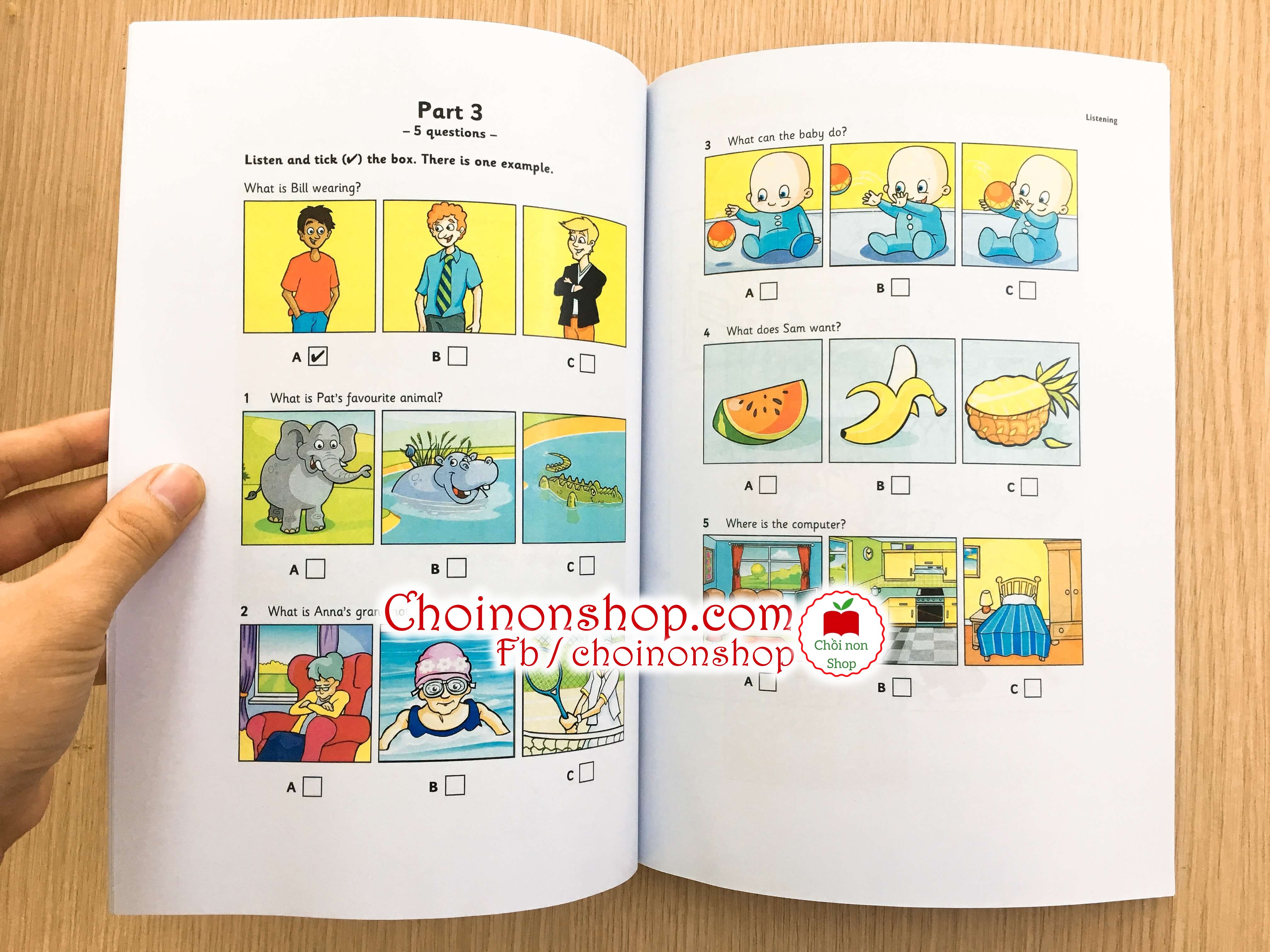 [Bộ đẹp!] - Cambridge Starter - 3q