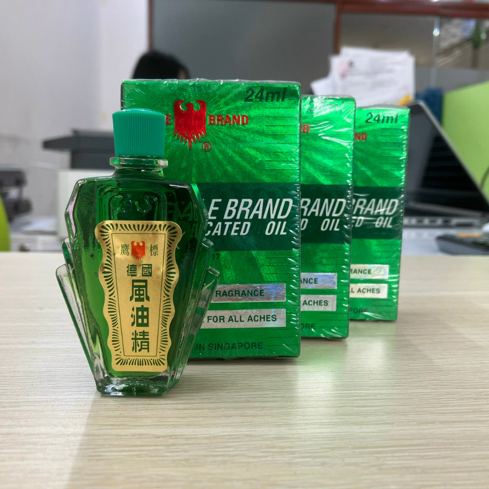 (24ml) Dầu xanh con ó Eagle Brand nhập khẩu Singapore