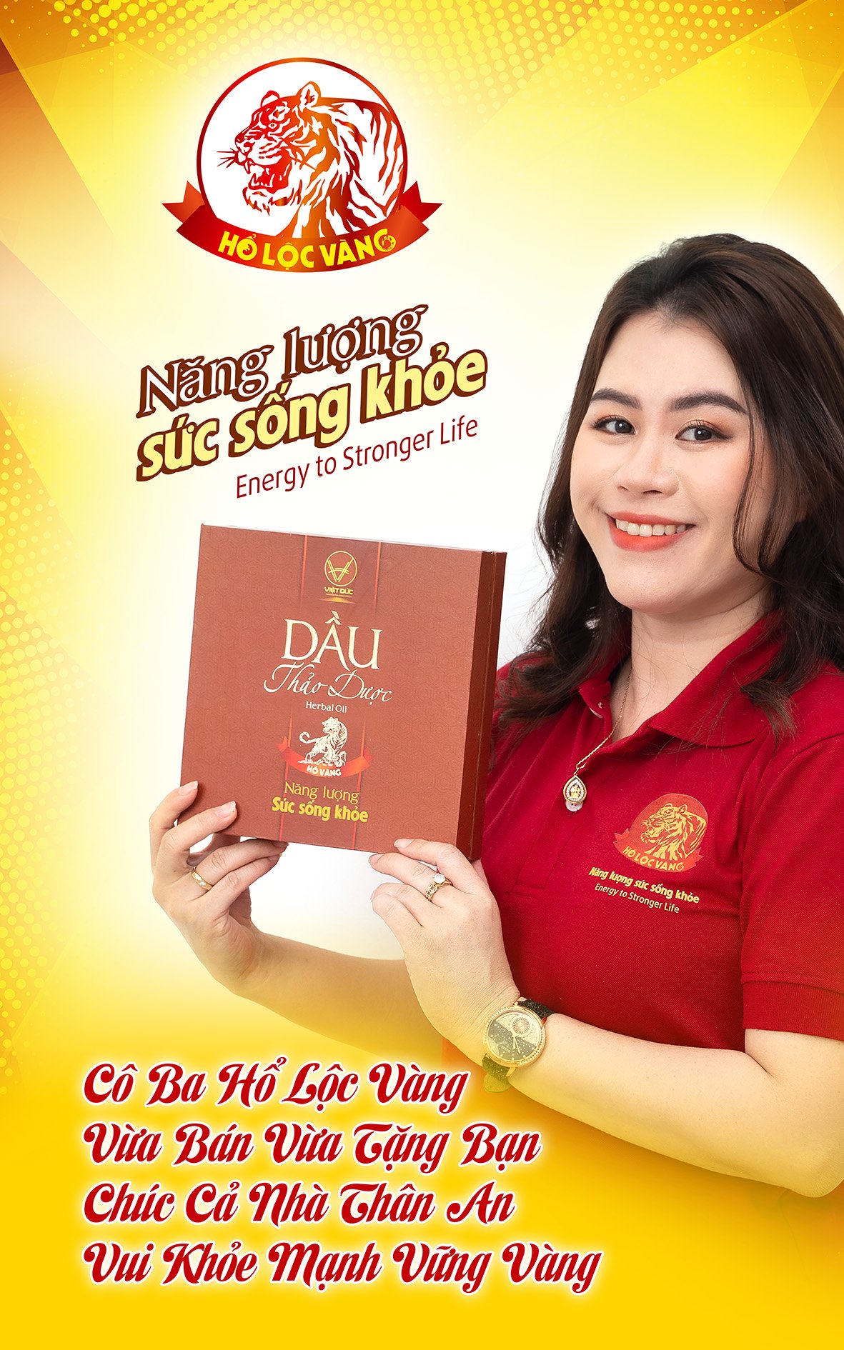 Dầu xanh HỔ LỘC VÀNG(Chai 7ml)