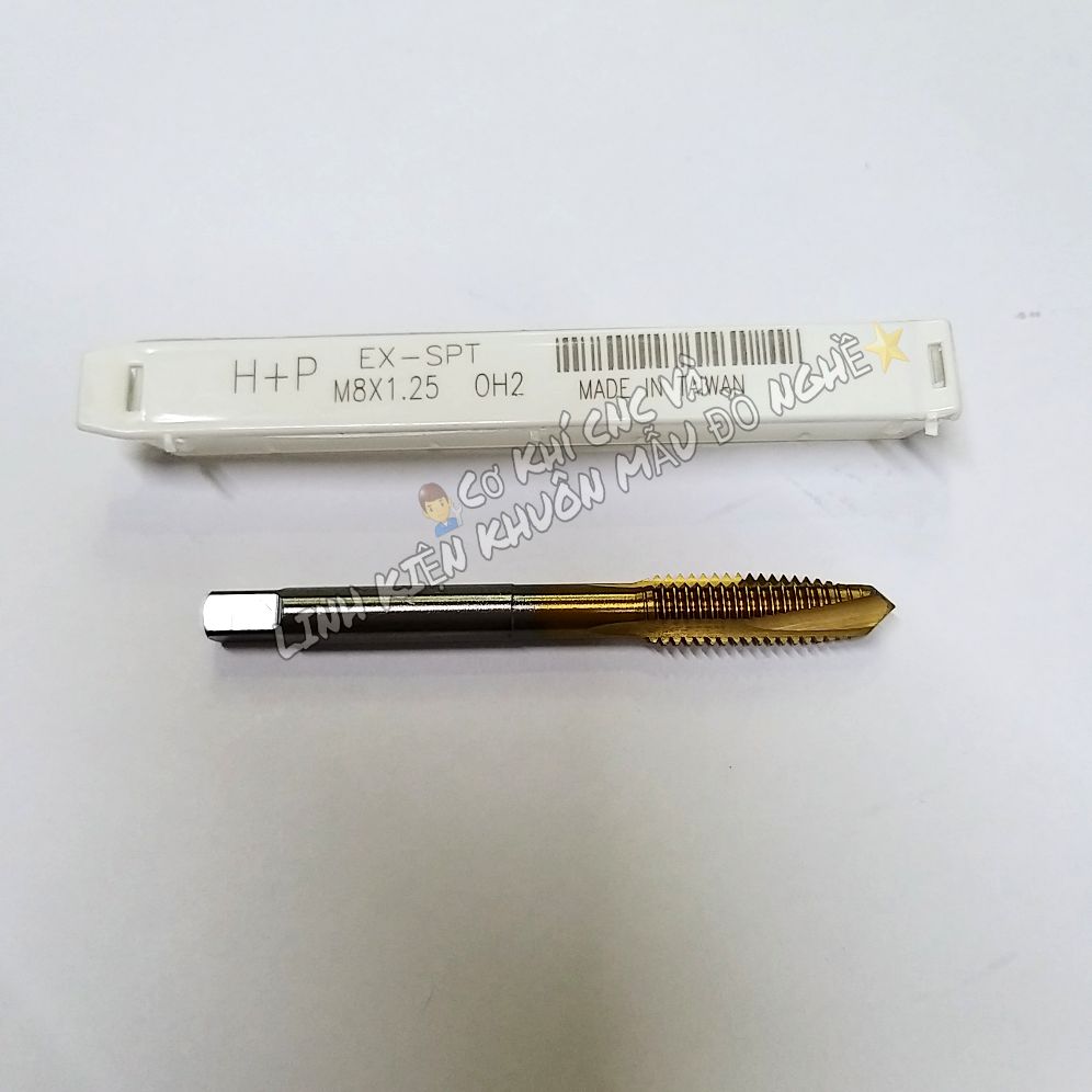 [HCM]Mũi Taro H+P Vàng Thẳng M8 x 1.25 (Vàng)
