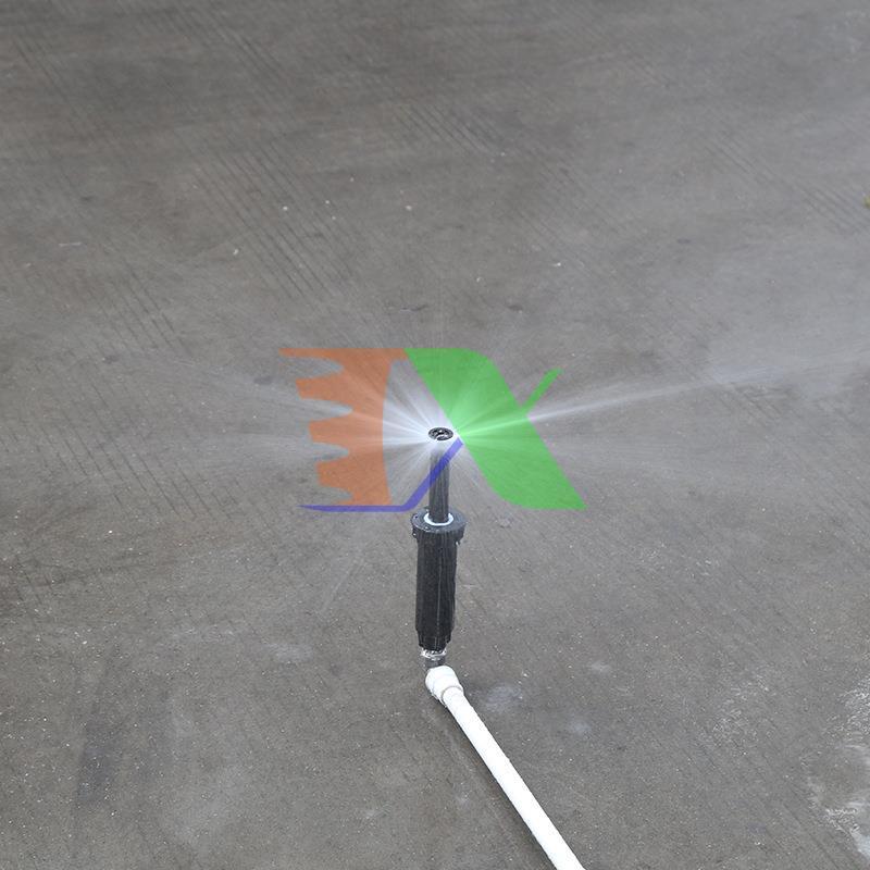 Irrigation spray rainfall reaching retractable dtx-21d, holder cap lawn sprinkler retractable adjust angle watering 25 °-360 ° lace 21 1/2 ", watering golf ball, water landscape, Park