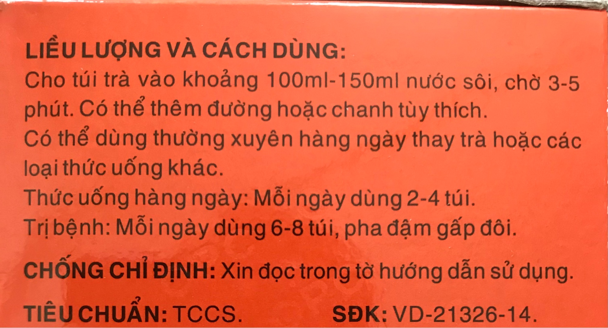 [HCM]Trà Diếp cá
