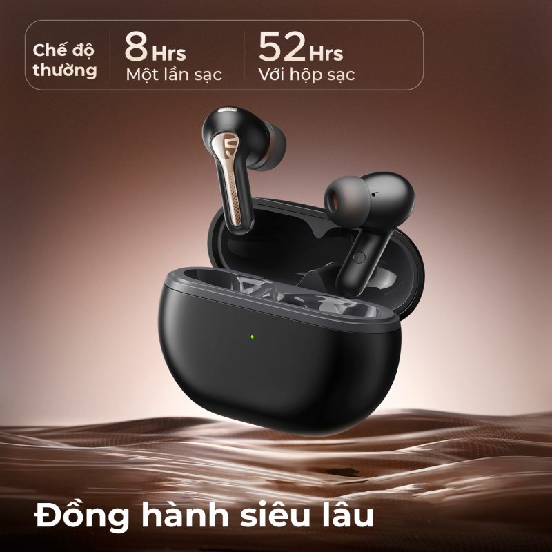 Tai nghe True Wireless Bluetooth SoundPEATS Capsule 3 Pro,  codec LDAC, thời gian nghe 8h