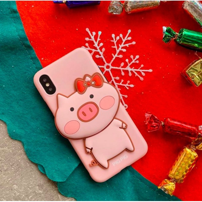 Ốp lưng iphone heo nổi cho 6/6s/6plus/6splus/7plus/8plus/x/xs/xsmax