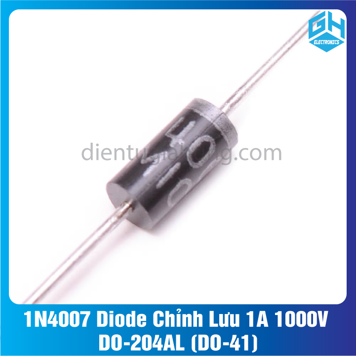 Combo 20 con 1N4007 Diode Chỉnh Lưu 1A 1000V DO-204AL (DO-41)