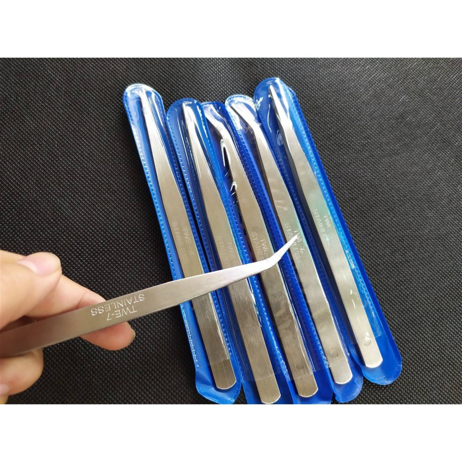 Nhíp gấp chỉ bằng thép không gỉ cong & thẳng