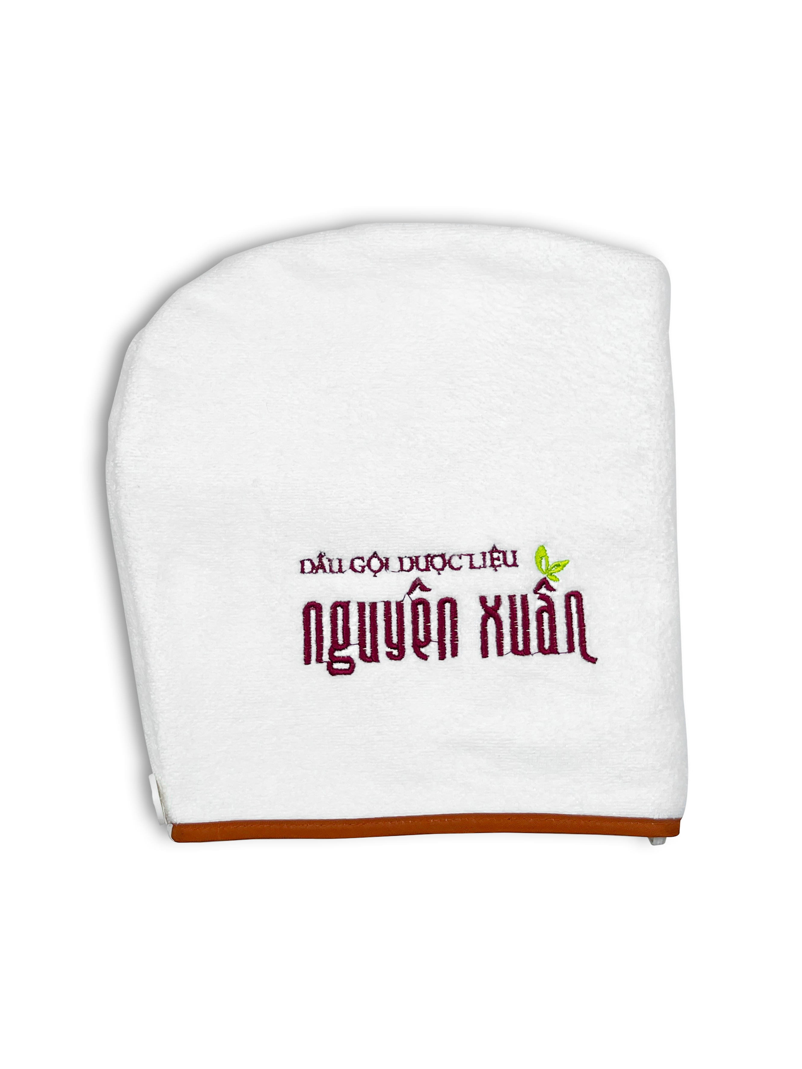 [Hàng tặng không bán] Khăn quấn ủ tóc logo Nguyên Xuân