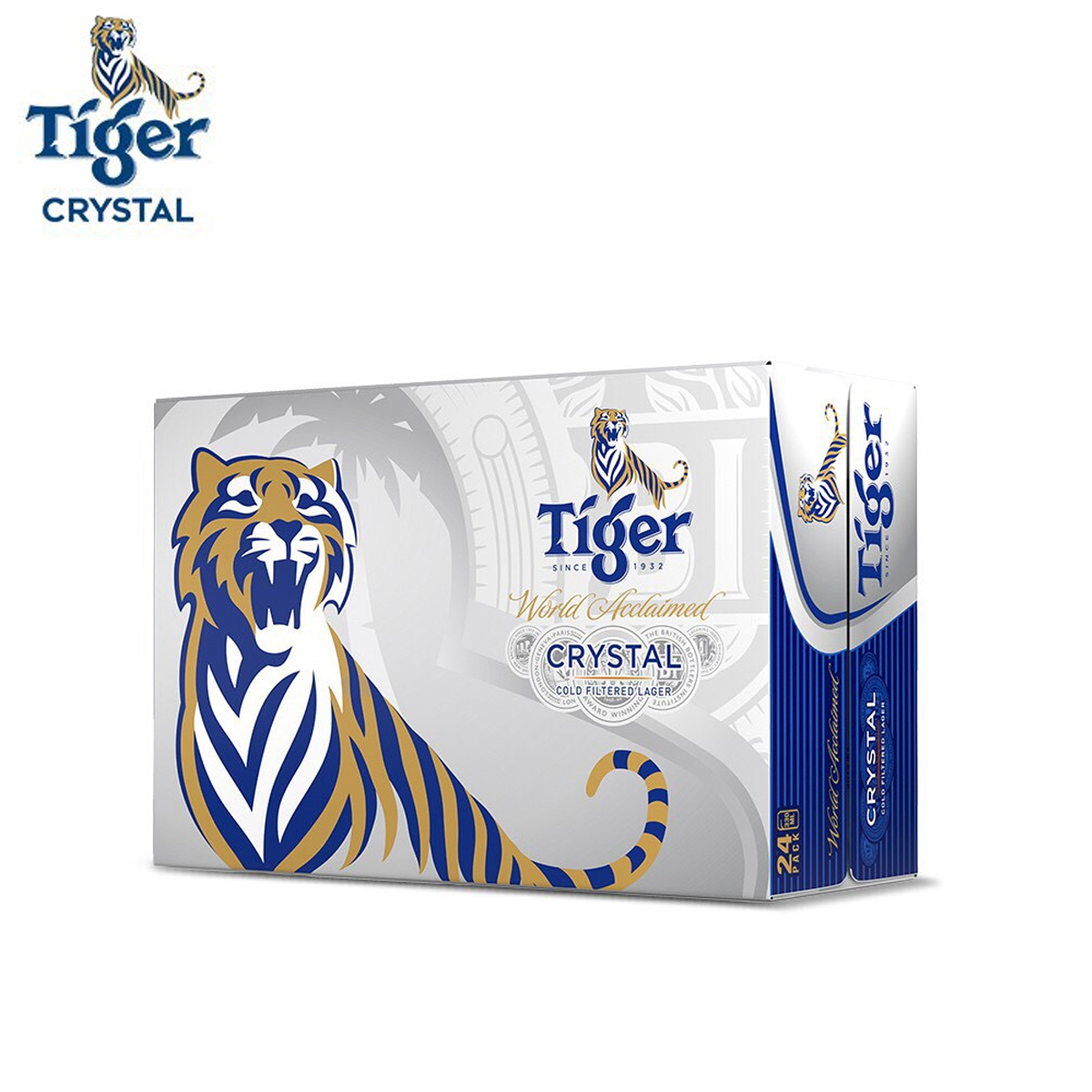 THÙNG 24 LON BIA TIGER CRYSTAL 330ML