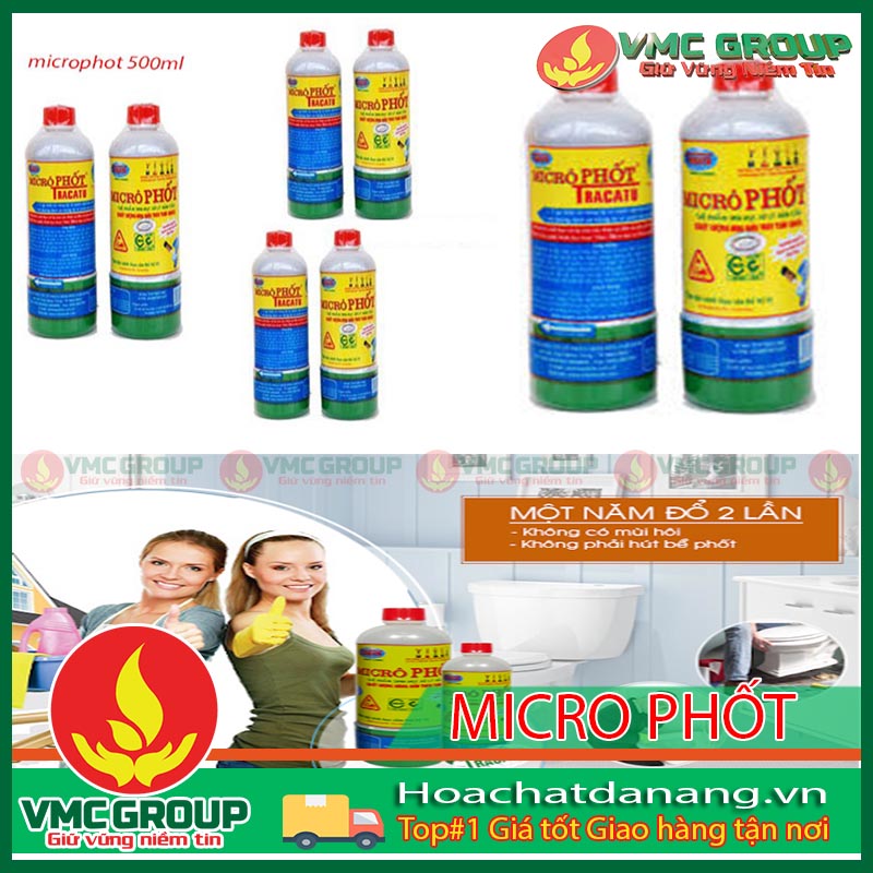 chai 500 ml micro phốt nước