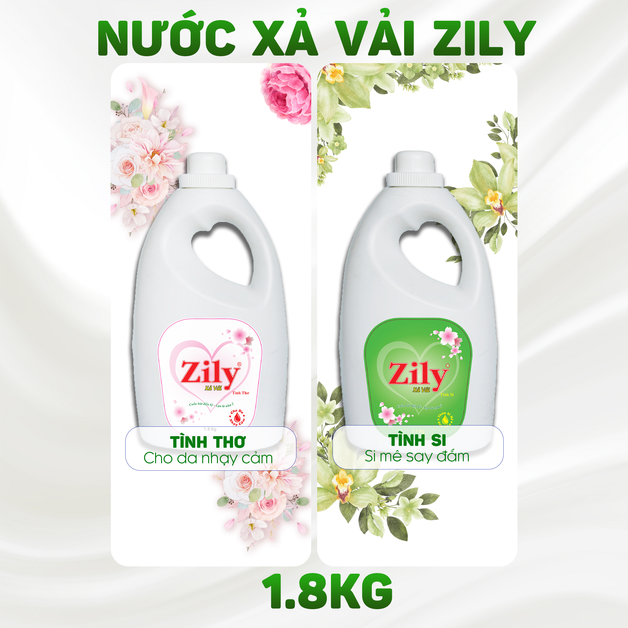Nước Xả Vải Zily 1.8 kg