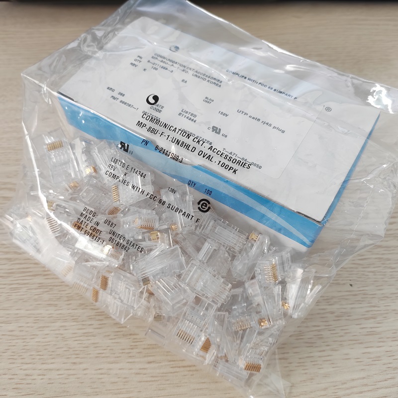 Đầu bấm Hạt mạng CAT6 SOLE Chân đồng Commscope cao cấp