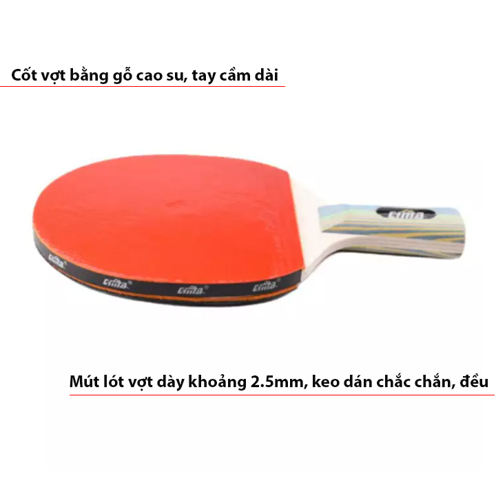 [HCM]Vợt bóng bàn CA8 tặng kèm túi đựng
