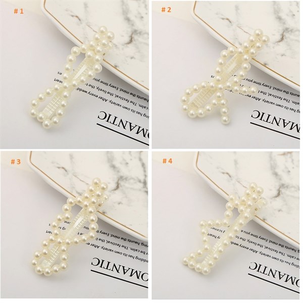 Kẹp Tóc Mái Trẻ Trung Thời Trang Đính Ngọc Trai Hot Sale Girl Imitation Pearl Beads BB Hair Clips Pins Simple Fashion Hairpins Women Luxury Sweet Hairgrips Accessories