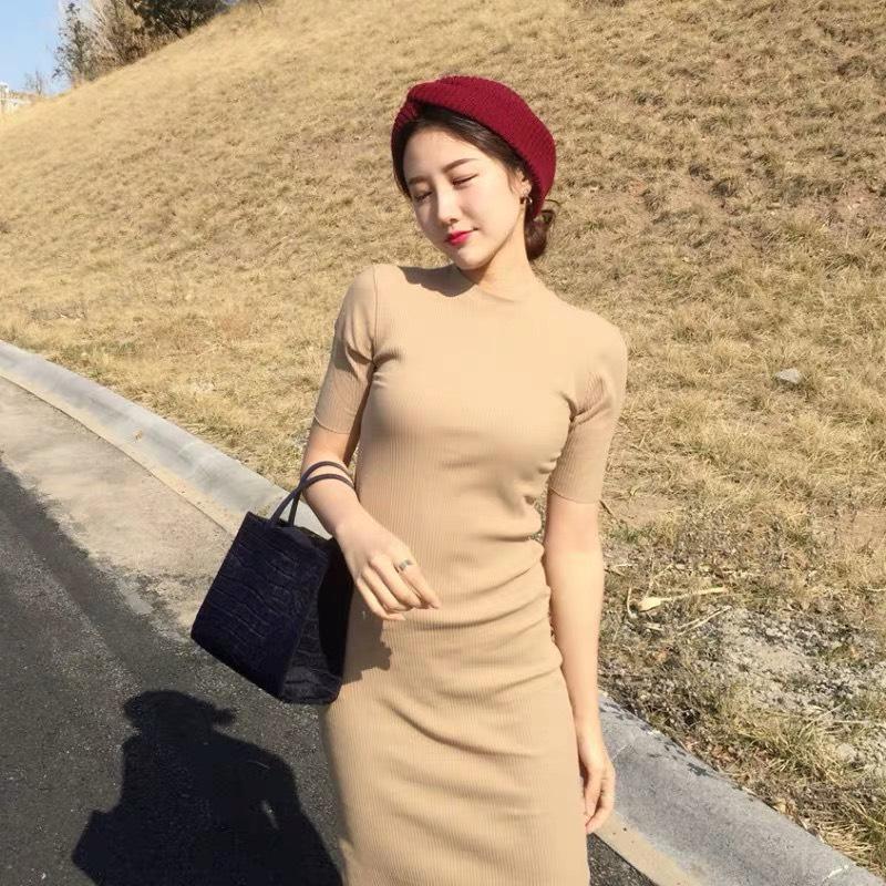 Đầm ôm body thun cực tôn dáng thanh lịch