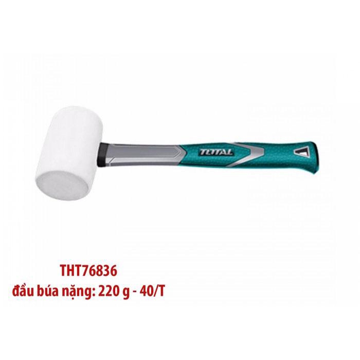 Búa cao su trắng total 220g tới 450g