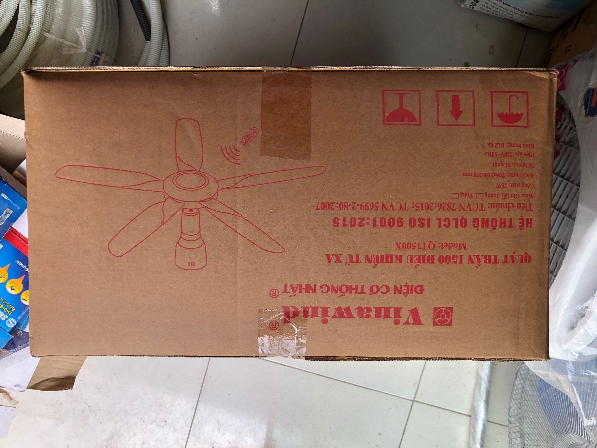 Quạt trần 5 cánh Vinawind QT-1500X